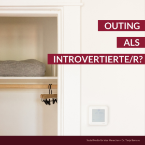 Outing als Introvertierter