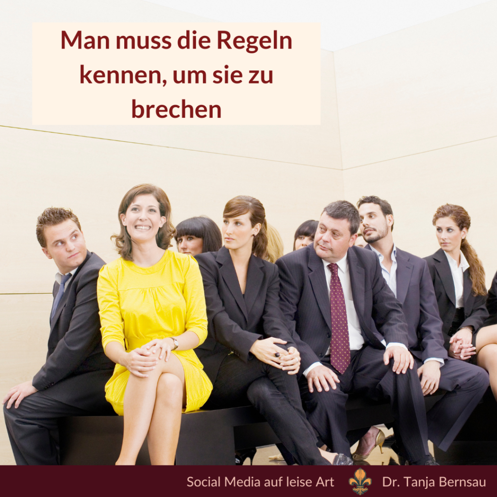 Brech die Regeln in LinkedIn