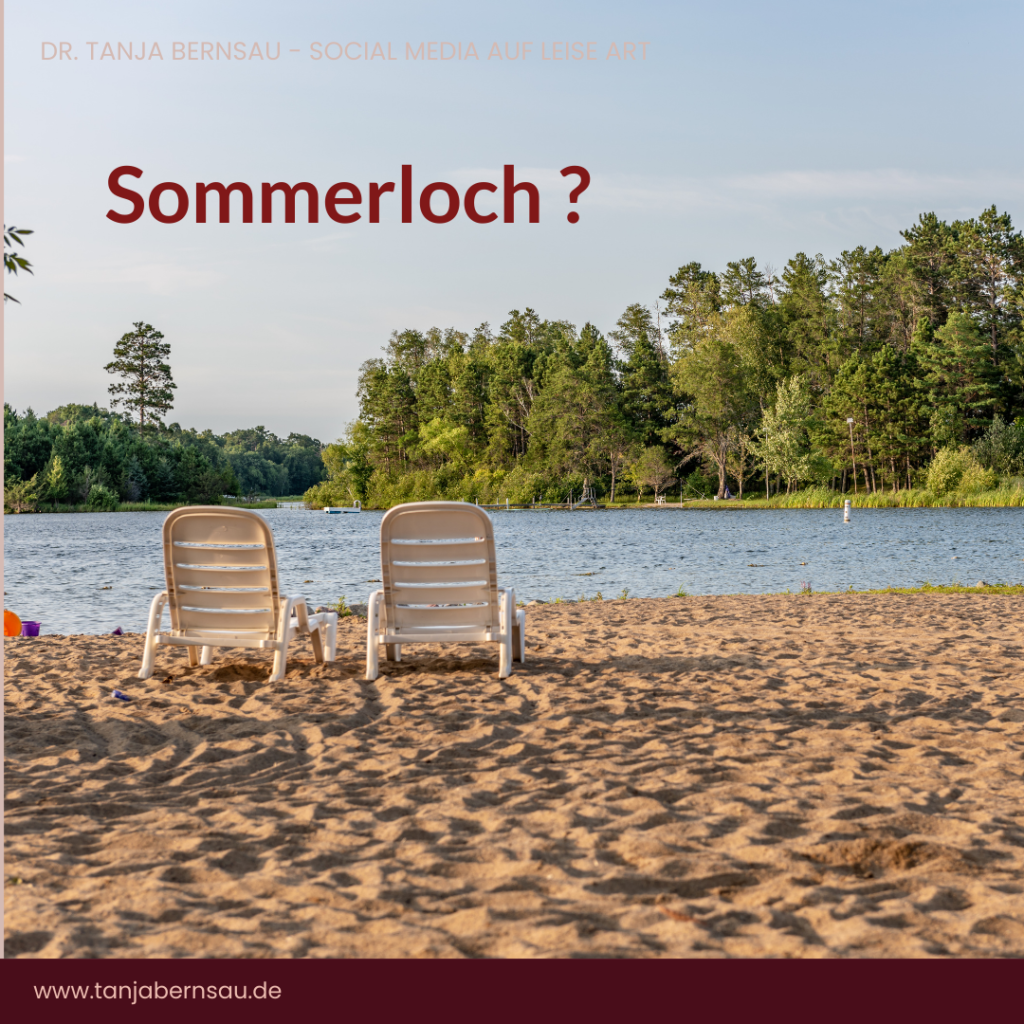 Posts im Sommerloch?