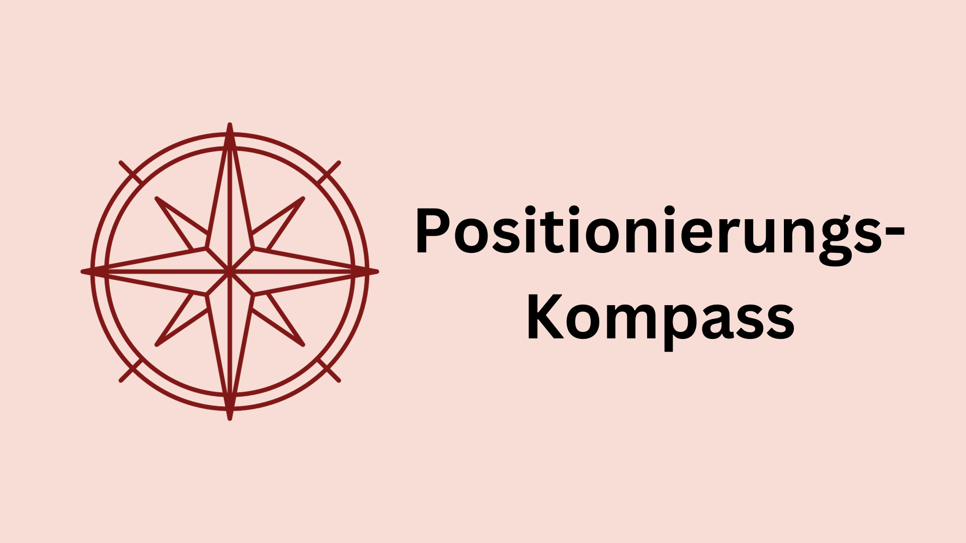 Positionierungs-Kompass