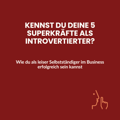 introvertierter Selbständige