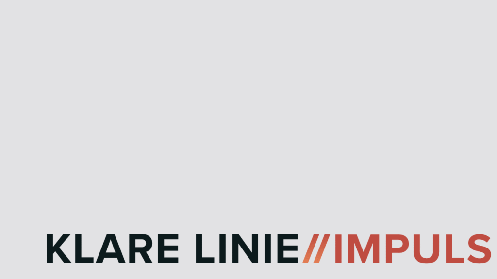 Klare Linie Impuls